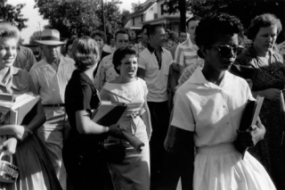 Elizabeth Eckford is harassed